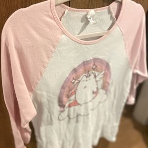 Pusheen ‘Super Pusheenicorn’ Baseball Tee